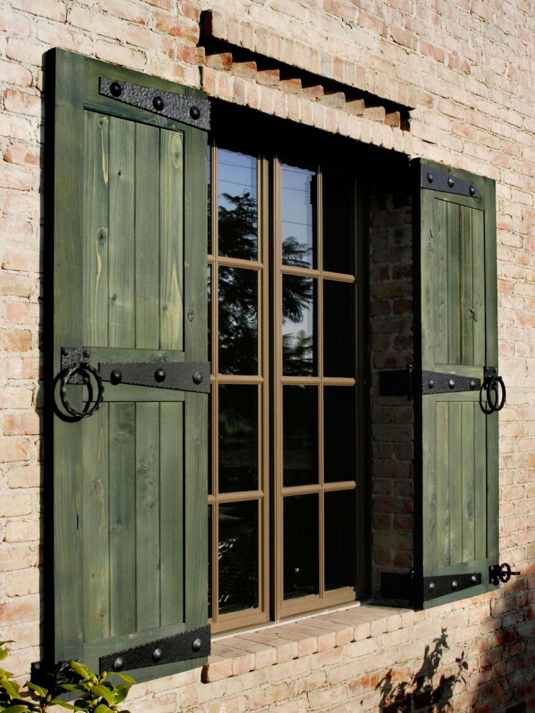 Exterior Shutter Inspriation Western Pattern